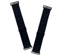 MAGICLULU 2pcs Adjustable Elastic Wig Bands Silicone Non-slip Strap, Black 30mm Velvet Wig Fixation Bands for Secure Hairpiece Fixing and Comfortable Wear