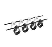 MAGICLULU 2Pcs Adjustable Finger Stretcher for Guitar Players Finger Expansion Trainer Tool for Acoustic Electric Bass Portable Black and White Large Size for Beginners