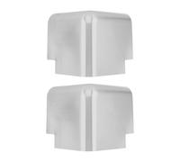 MAGICLULU 2pcs Aluminum Alloy Edge Protectors for Tool Box and Cargo Load, Rust Resistant and Weather Resistant Metal Box Corner Guards for Van Bodies and Scenarios