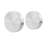 MAGICLULU 2pcs Aluminum Alloy Table Turntable Bearings Break Resistance and Wear Resistance for Rotating Cake Stand Bases and Lazy Susan Rotation in Kitchen and Dining