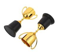 MAGICLULU 2pcs Art Plastic Trophy Soccer Award Medals Trophy Cups Academic Excellence Award Academic Cup Graduation Medal Prize for Winner re-usable