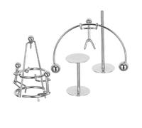 MAGICLULU 2pcs Balancing Desk Science Weightlifter Swing Sculpture for Home Office Educational Physics Pendulum Art for Creative Exploration and Family Fun