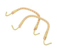 MAGICLULU 2pcs Bamboo Teapot Handle Replacement Bendable Wired Grip Made from Authentic Bamboo Root Fit for Japanese Chinese Ceramic Kung Fu Teapots Sustainable Accessory for Pot Handles