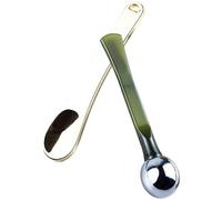 MAGICLULU 2pcs Beauty Scoops Makeup Spatulas Plastic Metal Cosmetic Spatula Tool Convenient No Waste for Cosmetics Application