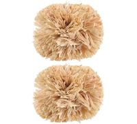 MAGICLULU 2pcs Beige Corn Leaves Pet Chew for Small Pets Guinea Pigs and Hamsters, Tooth Grinding Ball for Chewing and Boredom Relief When They Are Alone in Daily Life