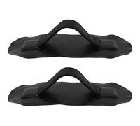 MAGICLULU 2pcs Black Waterproof Soft Rubber Kayak Side Handles for Inflatable Fishing Canoe Paddleboard, Sturdy 10x26cm Replacement Grip for Kayaking and Surfing Accessories