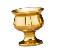 MAGICLULU 2pcs Brass Temple Cup Small Buddhist Offering Cup for Worship Home Use Retro Style Uniform Color Delicate Texture Suitable for Sacrificial Rituals