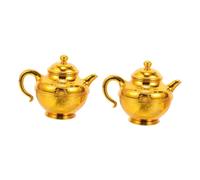 MAGICLULU 2pcs Buddha Offering Pot Delicate Jug for Ritual Buddhist Decorations Antique Style Buddha Decor for Home Living