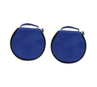 MAGICLULU 2pcs Capacity CD Holder Case Portable Zipper Storage Bag for Car Disc Protection Large Capacity DVD Organizer with Soft Inner Pages Scratch Resistant Dustproof