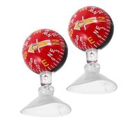 MAGICLULU 2pcs Car Mounted Compass Portable Abs Plastic Suction Cup Mini Compass Secure Windshield Mount for Driving Hiking Vehicle and Boat Navigation