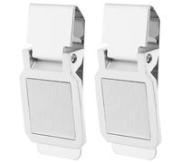 MAGICLULU 2pcs Cash Clip Bill Clip Sleek Stainless Steel Easy to Carry Prevents Slipping Practical Money Organizer for Everyday Use Stylish and Modern Design
