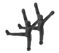 MAGICLULU 2pcs Cast Iron Climbing Man Coat Hook Wall Hooks for Hanging Coats for Home Decor