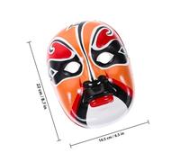 MAGICLULU 2pcs Chinese Opera Mask Wall Decoration Classical Decorative Cosplay Masks for Home and Party Smooth Polished Surface Visual Art for Halloween and Chinese Year Celebrations