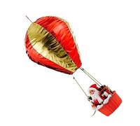 MAGICLULU 2pcs Christmas Festival Decor Suspended Ceiling Xmas Ornament Santa Hot Air Balloon
