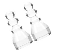 MAGICLULU 2pcs Clear Acrylic Roulette Win Markers Small Table Chip Accessories for Poker and Roulette Wheel Games Easy to Clean and Reusable