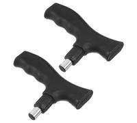 MAGICLULU 2Pcs Crutch Handle Replacement for Walking Stick, Comfortable Grip Anti-Skid Design for 22X1.5Mm Poles, Suitable for Support Handles for Elderly and Outdoor Adventures