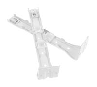 MAGICLULU 2pcs Curtain Track Bracket Curtain Track Accessories Side Code Fixed Code Design Iron Abs Robust Support Wear Resistance Minimalist Modern Style for Window Treatments at Home