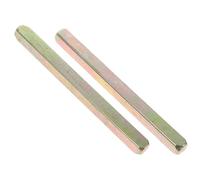 MAGICLULU 2Pcs Door Handle Spindle Bar 75Mm Straight Square Iron Rod Replacement for Antique Style Door Knob Vintage Part Compatible with Wardrobes and