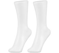 MAGICLULU 2pcs Female Foot Mannequin for Sock and Shoe Display Realistic Leg Model Sturdy Sock Holder for Retail Showcase for Adult Women Footwear