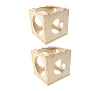 MAGICLULU 2pcs Foldable Balloon Sizer Cube Box Portable Balloon Measuring Tool for Volume Calculation Collapsible Design for Consistent Suitable for Towers Arches and Round