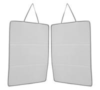MAGICLULU 2pcs Foldable Steam Ironing Board Pad with Heat Resistant Layer and Sturdy Handle, Lightweight Portable Tabletop Mat for Clothes, Space-saving Three-section Design Suitable