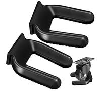 MAGICLULU 2pcs Freezer Wheel Stoppers Rubber Wheel Slot Pad for Refrigerator and Rolling Chair, Wear-resistant and Easy to Install Chair Stoppers to Prevent Sliding Furniture from Sliding