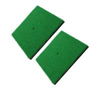 MAGICLULU 2pcs Golf Training Mat Grass Practice Hitting Mats for Indoor Outdoor Backyard Use Golf Swing Aid