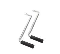 MAGICLULU 2pcs Greenhouse Hand Crank Handle with Comfortable Grip and Nonslip Design, Plastic and Stainless Steel Rotatable Folding Handle for Film Roller, for Greenhouse Installation