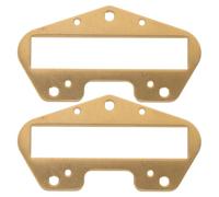 MAGICLULU 2pcs Guitar Pickup Copper Baseplate Set for Tl Style Singlecoil Electric Guitars, High Conductivity Brass Material with Magnetic Efficiency Boost, for Repair Sessions and Studio