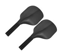 MAGICLULU 2pcs Hair Spray Protective Shield Face Cover with Handle, Black Hairdressing Hairspray Face Mask for Salon Hair Coloring and Barber Use