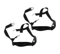 MAGICLULU 2pcs Hard Hat Chin Rope Y-shaped Chin Cup Wearresistant Secure Fit Dual Ear Strap Design Black Elastic Material for Daily Construction and Construction Sites