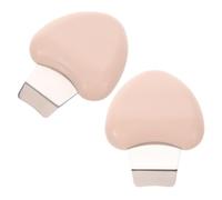 MAGICLULU 2pcs Heartshaped Manual Blackhead Extractor Tool for Face, Stainless Steel and Plastic Pore Cleaning Tool, Cleanses Hair Follicles, for Women’s Facial Skincare