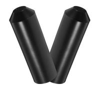 MAGICLULU 2pcs Heat Shrinkable End Cap Heat Shrink Tubing Caps Pe Material with Good Sealing Effect and Sturdy Design for Electrical Wire Protection