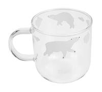 MAGICLULU 2pcs High Borosilicate Glass Handheld Tea Mug Handle Lightweight Drinking Cup for Office and Home Use Comfortable and Safe to Hold