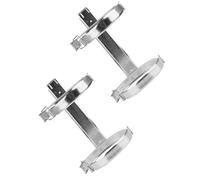 MAGICLULU 2pcs Iron Fire Extinguisher Holder Wall Bracket for 3kg Extinguisher Fire Equipment Mount Rack for Home and Car Use