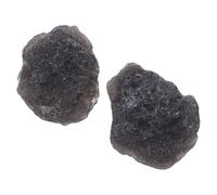 MAGICLULU 2pcs Irregular Meteorite Stone Specimen Unique Stones Classroom Teaching Tool for Science Education and Collection