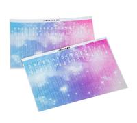 MAGICLULU 2Pcs Kalimba Thumb Piano Note Stickers Set, Colorful Musical Scale Stickers for 17 21-Key Kalimba, Beginner-Friendly Thumb Piano Accessories for Learning and Playing