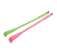 MAGICLULU 2pcs Long Handle Back Scratcher Set Plastic Material Hand-Shaped Design for Soothing Massage and Home Use Oversized Portable Back Scratcher for Extended Color