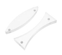 MAGICLULU 2pcs Magnetic Optical Lens Kit Acrylic Convex Concave Lenses with Strong Magnetic Stability Optical Grade Material for Physics Learning Experience and Science Experiments