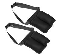MAGICLULU 2pcs Massage Therapist Waist Bag for Oil Double Pockets Lotion Bottle Holder Belt Organizer for Spa