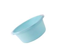 MAGICLULU 2pcs Medium Plastic Washbasins Foot Basin Set Sky-blue Household Wash Basin for Bathroom and Foot Soaking with Sturdy Fashion Bucket Design
