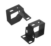 MAGICLULU 2pcs Metal Network Rack Cable Manager Ring with Secure Snaps and Arc-shaped Channels, Horizontal Cable Organizer for Server Network Racks and Music Studio Cabinets, Matte Black,