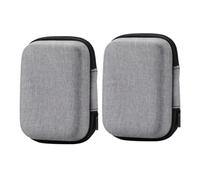 MAGICLULU 2pcs Microphone Storage Bag Portable Charger Cable Organizer Pouch with Smooth Texture Multi-Function Electronics Accessories Carrying Case for Travel and Outdoor Use