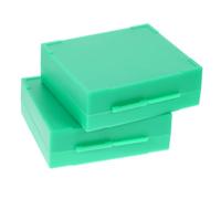 MAGICLULU 2pcs Microscope Slide Storage Box with 25 Multi Slots Sturdy Slide Holder for Laboratory and Pathology Use Suitable for Secure Microscope Organization Random Color