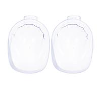 MAGICLULU 2pcs Nail Polish Soaking Bowls Acrylic Manicure Soak off Tool with Practical Appearance for Removing False Nails and Softening Cuticles, for Home Use and Professional Salon