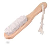 MAGICLULU 2pcs Nail Pumice Stone Scrubber with Single-sided Volcanic Lava Surface White Nail Cleaning Brush for Spa and Art Care Suitable for Hand and Foot Exfoliation
