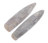 MAGICLULU 2pcs Natural Belemnite Specimen Epifaunal for Geology and Paleontology Education Authentic Models for Classroom Study and Home Decoration