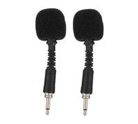 MAGICLULU 2pcs Noise Reduction Directional PC Microphones with In-line Design, Plastic and Copper Build, for Home Recording, Conference, Singing or Live Streaming Sessions
