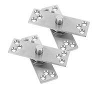 MAGICLULU 2pcs Pivot Hinge Door Pivot Hinges 360° Rotating Concealed Heavy Duty Stainless Steel Moisture Resistant Floor and Ceiling Design for Commercial and Residential Hidden Doors