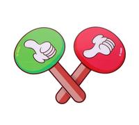 MAGICLULU 2Pcs Portable Double-Sided Voting Paddle for Classroom Teacher Supplies Thumb Up Down Judging Board Made of PVC and Tempered Material Practical Game and Interaction Tool for
